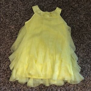 Girls Yellow flowy dress 3t